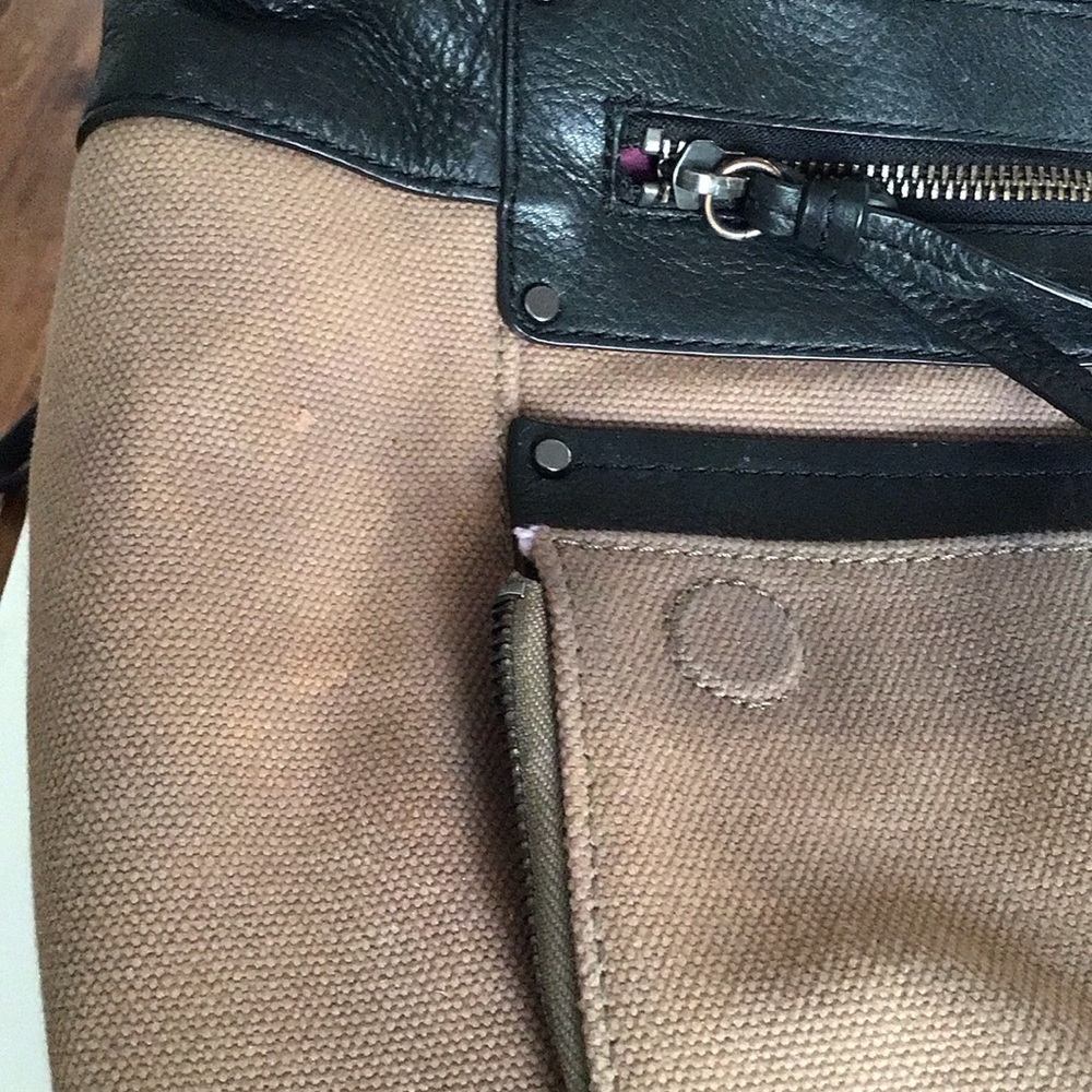 ✔️Kooba Leather & Canvas Backpack - Picture 4 of 16
